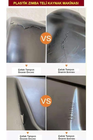 Plastik Zımba Teli Kaynak Makinası 50W/220V+500 Adet Tel