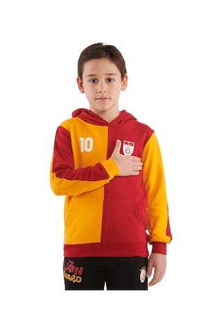 Galatasaray Metin Oktay Kapüşonlu Çocuk Sweat Ahşap Kutulu Kırmızı Açık