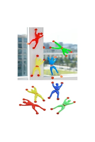 Cama Yapışan Ve Duvara Yapışan 4'lü Ninja'lar 9cm.
