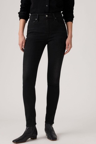 Levi's 721 Yüksek Bel Skinny Worn Midnight Siyah Kadın Jean-16562