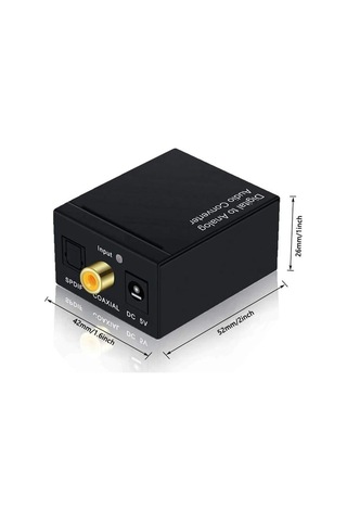 Fully G-538nd Digital Optik To Analog Rca Audio Ses Çevirici