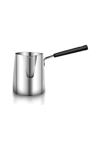 Paslanmaz Çelik Tereyağı Ve Kahve Isıtıcı,türk Cezvesi,mini Tereyağı Eritme Kazanı Ve Borulu Sütlük - 350ml