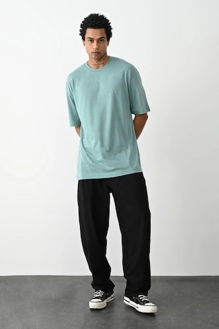 Barlashive Erkek Tişört Düz Basic Penye Yazlık Bisiklet Yaka Kısa Kol T-shirt - Mint Yeşili Çok Renkli