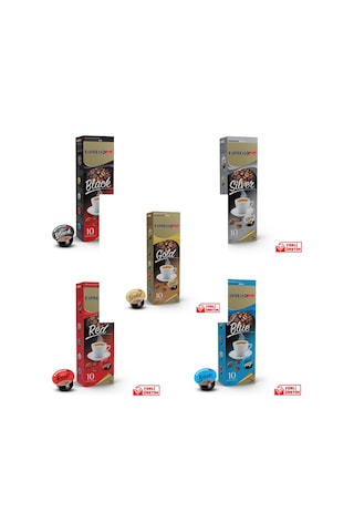 Espressomm® Tchibo Cafissimo Makineleri İle Uyumlu Karışık Kapsül Kahve 10 Adet