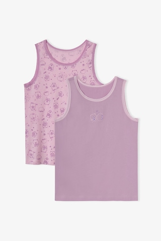 Penti Kız Çocuk Pembe Cute Party Pamuklu 2li Atlet