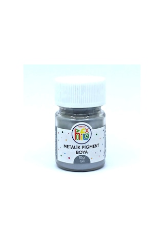 EPOKSİ REÇİNE METALİK SEDEFLİ PİGMENT TOZ BOYA GRİ 10 GR