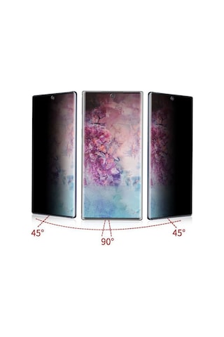 Samsung Uyumlu Galaxy Note 10 Privacy Gizlilik Filtreli Hayalet Nano