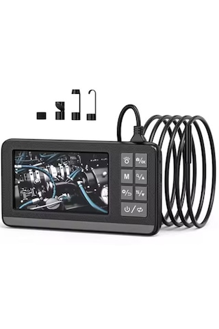 Vothoon NHR-35 Ekranlı Çift Kameralı 5 M Sert Kablo Endoskop Hafıza Kamera