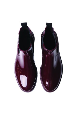 Vı Burgundy Bot Yağmur Kadın Colorado-x Toni Pons Raın Boots In Glossy Rubber Kırmızı