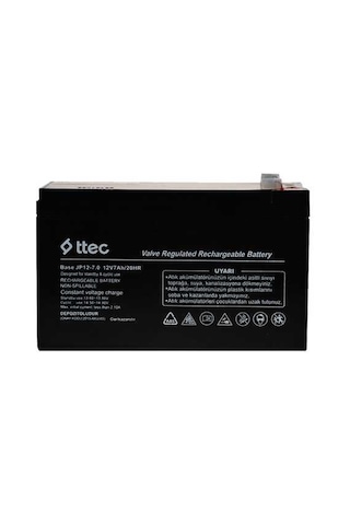 Ttec Base 12v 7ah Bakımsız Kuru Akü N11.16846 Ağustos 2024 Üretim