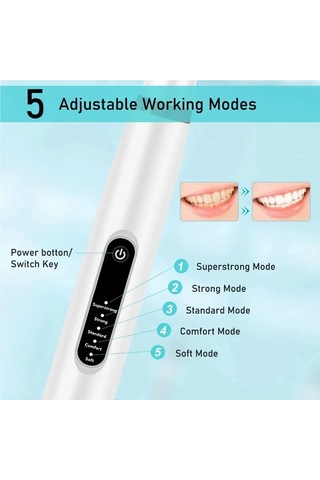 Jialan Elektrikli Sonic Diş Temizleyici Diş Ölçekleyici Diş