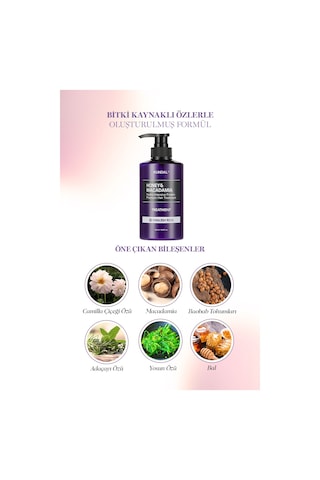 Kundal Honey & Macadamia English Rose Protein Destekli Besleyici Saç Kremi 500 ML