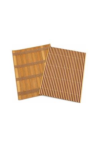 Lexroo Bambu Amerikan Servis Sofra Altlığı 43 X 30 Cm 2 Mm Kalınlık Rulo - Tekli, Karışık Renk Çok Renkli