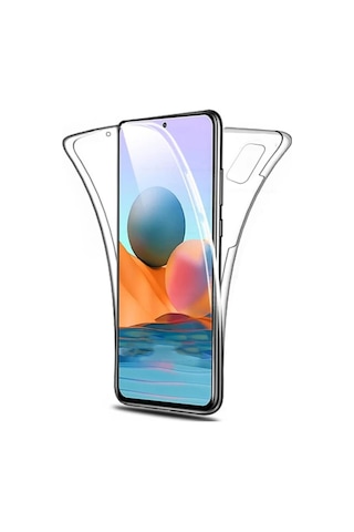 Xiaomi Redmi Note 10 Pro 360 Kilif Seffaf Ön Arka Korumali Siliko 397177708