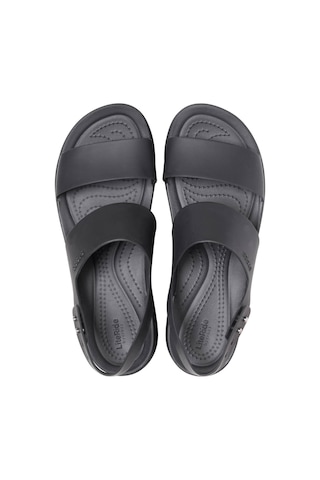 Crocs 206453-060 Brooklyn Low Wedge Kadın Sandalet Siyah
