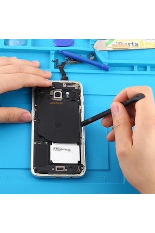 Zhltools Cep Telefonu Tablet 10 Parça Plastik Açma Aparatı Siyah