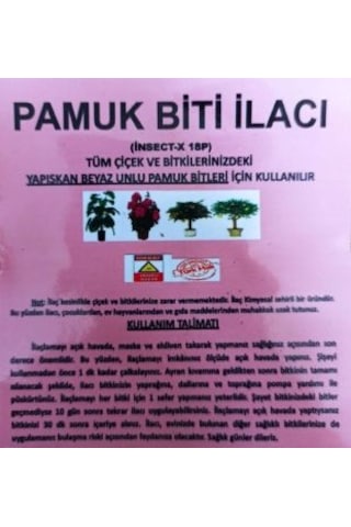 Armen Botanik Çiçek Ve Bitkiler Için Unlu Pamuk Biti İlacı 1000 ML