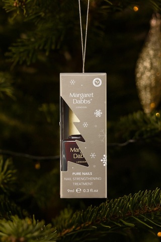 Pure Nail Strengthening Christmas Tree Bauble - The Liberty - Yılbaşı Özel Tırnak Güçlendirici Bordo Oje 9ml