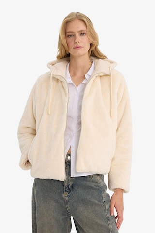 Defacto Su Geçirmez Regular Fit Kapüşonlu Suni Kürk Astarlı Mont F2145ax25wnbg414 Bej-bg414
