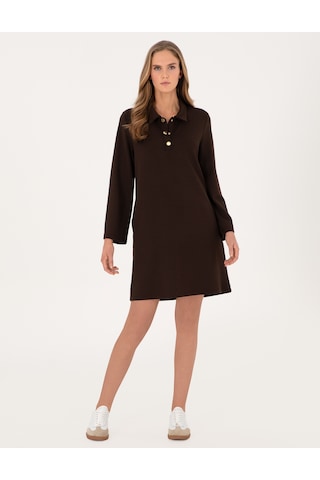 Pierre Cardin Kadın Kahverengi Elbise Örme 50315895-vr029 Kahverengi