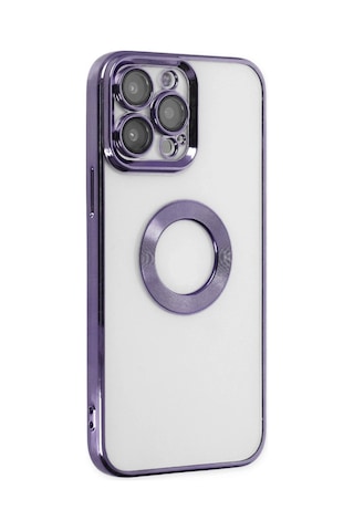 Apple İphone 14 Pro Kılıf Slot Silikon - Mor