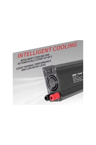 Besthome1 300w Araç İnvertörü - 12v Dc'den 110v Ac, Pd65w Qc3.0 Usb, Siyah, Eu Fiş