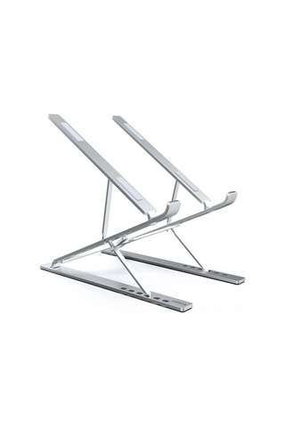 Moveevo Alüminyum Ergonomik Dizüstü Bilgisayar Tutucu - Ayarlanabilir N8 Tablet Stantı Taşınabilir Gri