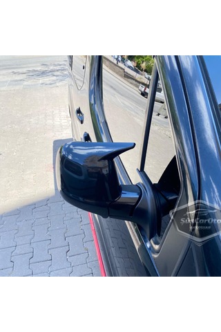 Citroen Berlingo Mk3 2019 Sonrası Uyumlu Batman Yarasa Ayna Kapağı Piano Black Abs Plastik Sağ Sol Takım 00 Şüscaroto Aksesuar