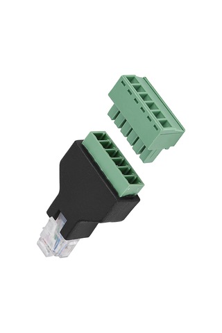 Lemestar Rj12 Erkek 6p6c'dan 6 Pin Vida Terminali Adaptörü - Dayanıklı Plastik, Güvenilir Bağlantı