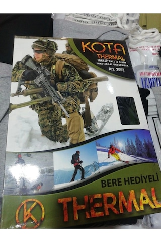 Erkek Haki Askeri Termal Takım Haki