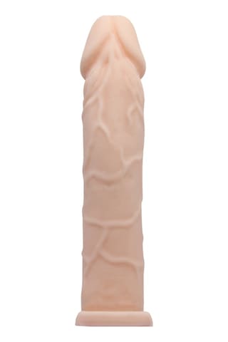 Odins Shop 6 CM Dolgulu Realistik Uzatmalı Penis Kılıfı Dildo Ten Rengi Penis