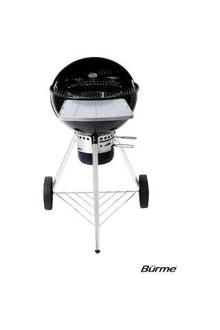 Partner 45.05 Black Masalı Profesyonel Kömürlü Barbekü - Mangal - Bbq Diğer