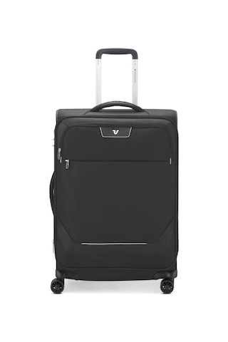Roncato Joy Trolley Expandable Medium Orta Boy Tekerlekli Valiz Siyah Nero Siyah