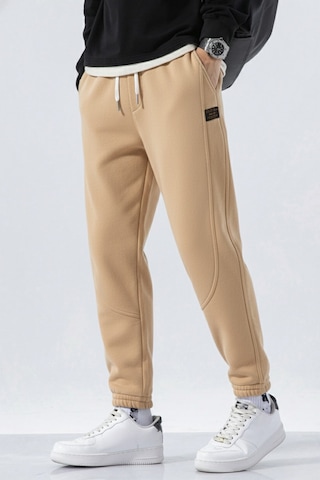 Genius Store Genıus Store Erkek Eşofman İçi Polarlı Bağcıklı Bel Jogger Spor Eşofman Altı Spor-esf01 Bej