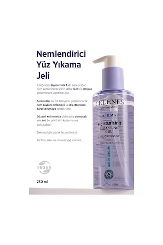 Celenes Nemlendirici Derma Yüz Bakım Jeli 250 ML