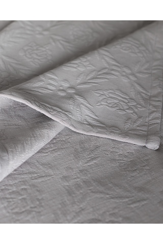Madame Coco Floralies King Size Yatak Örtüsü - Lüks Koleksiyon - Gri Yo0000000031 Gri