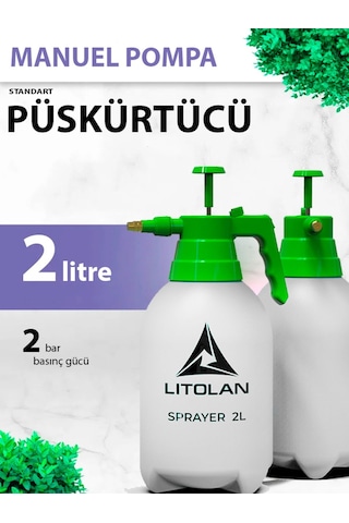 2 Lt Standart Pükürtücü İlaçlama, Sulama, Temizleme