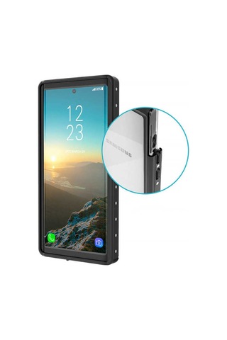 Galaxy S20 Plus Kılıf 1-1 Su Geçirmez Kılıf (536455527) Siyah