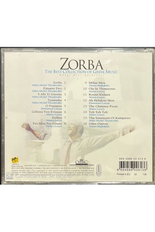 Plak Değildir Kaset Tir Cd Zorba The Best Collection Of Greek M