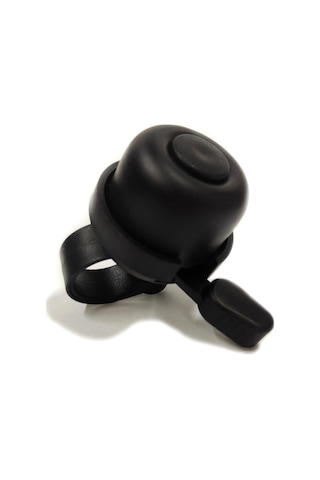 Sarissa Çocuk Bisikleti Zil 1. Kalite Plastik Gövde Metal Çan Siyah Mat Siyah