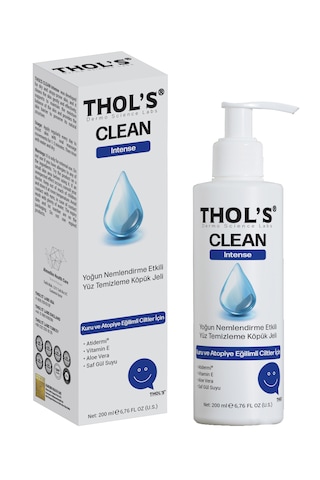 Thol's Clean Intense Kuru ve Atopik Ciltler için Yüz Temizleme Köpüğü 200 ML Thol's Clean Intense Kuru ve Atopik Ciltler için Yüz Temizleme Köpüğü 200 ML