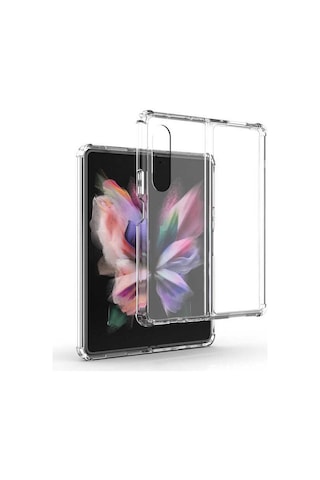 Samsung Galaxy Uyumlu Z Fold 4 Kılıf Zore Kenar Korumalı Nitro Anti Shock Silikon