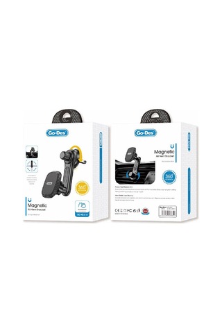 Go-Des GD-HD310 Magsafe 360 Derece Dönebilen Araç İçi Telefon Tutucu