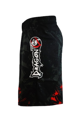 Dragondo M01 Red Maze Mma Şortu Antrenman Şortu Siyah
