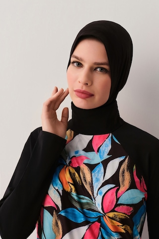 Suwen Victoria Tesettür Mayo Sb25910908908 Yaprak Baskılı