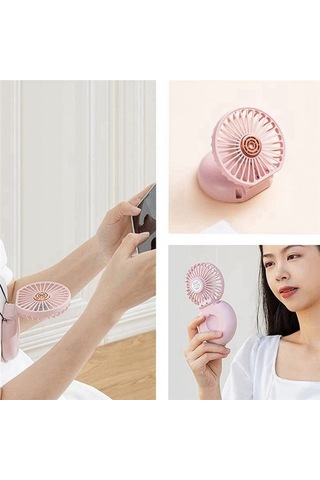 El Fanı, Portatif Boyun Fanı, Katlanır Fan 2974 Yeşil