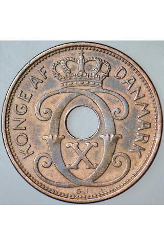 Danimarka 2 Öre 1938.