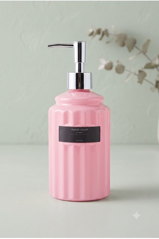Modern Sıvı Sabunluk - Renkli Cam Mutfak Deterjan Ve Sıvı Sabunluk, Gümüş Pompalı - 20x8x8 Cm Pembe Modern Sıvı Sabunluk - Renkli Cam Mutfak Deterjan Ve Sıvı Sabunluk, Gümüş Pompalı - 20x8x8 Cm Pembe