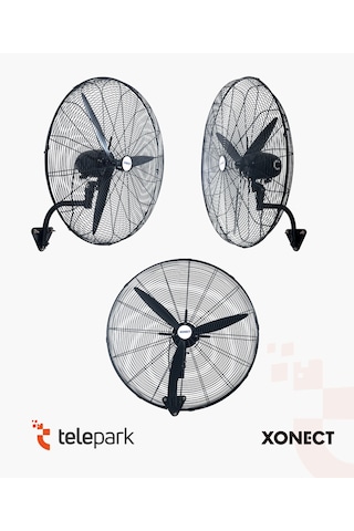 Xonect Profesyonel Sanayi Tipi Vantilatör 75 Cm 30 İnç Yüksek Performanslı Soğutma Xdf30