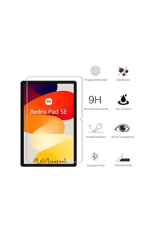 Xiaomi Uyumlu Redmi Pad Se 11 İnç Ekran Koruyucu Nano Esnek Cam Kırılmaz
